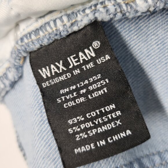 Wax Jean Collection Womens Denim Pants 5/27 ( Fit 30 X 27 ) Stretch Lightwash - Picture 4 of 15